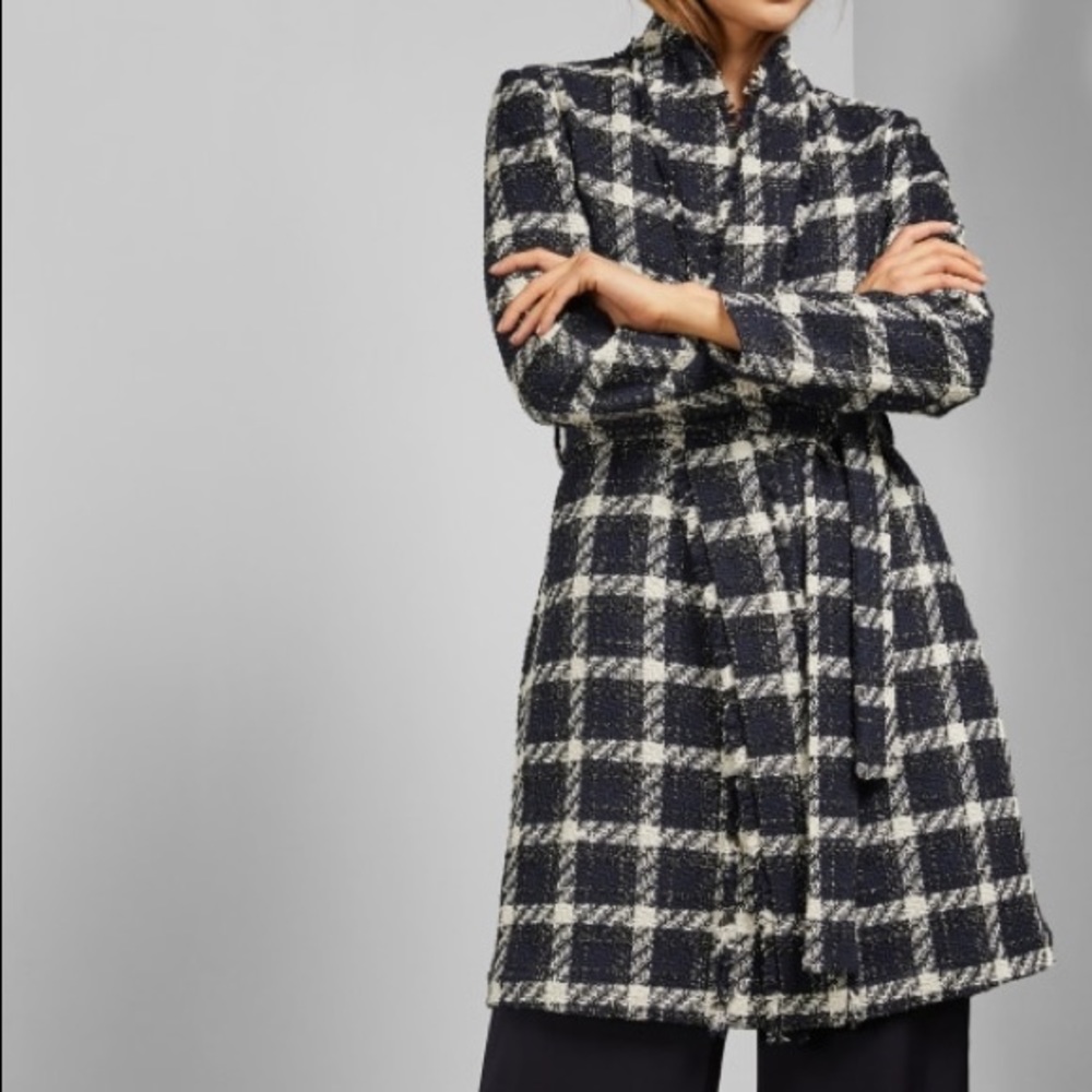 Ted Baker Boucle Belted Coat